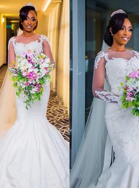 婚纱礼服2020新款气质新娘女法式超仙 Wedding Gown Bridal Dress