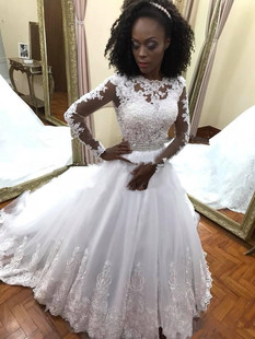 Custom Bridal Made Gown Dresses Wedding 婚纱礼服2021结婚新款