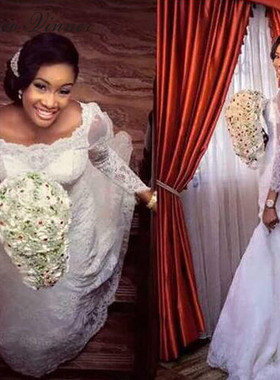 新款礼服蕾丝公主梦幻白色新娘抹胸 Wedding Dresses Bridal Gown