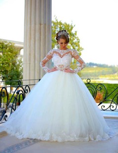 Made Custom Bridal Dresses Gown 修身 Wedding 蓬蓬裙结婚婚纱