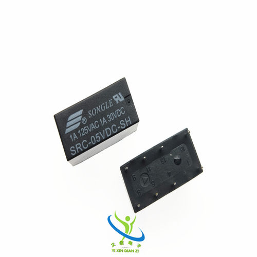SRC-05 12 24VDC-SH 5V 12V 24V 松乐信号继电器 两开两闭 1A 8脚