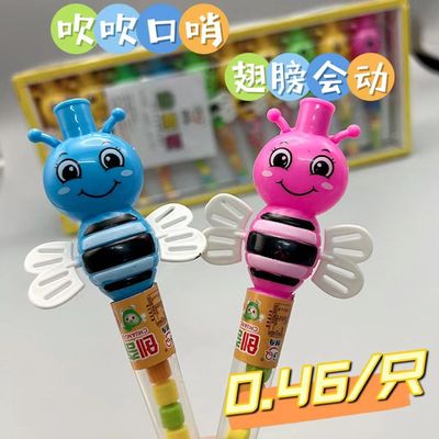 创奇小蜜蜂口哨玩具糖果