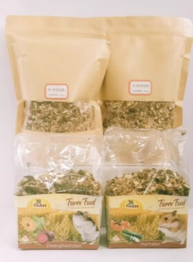 德国进口JR Farm农场天然系列金丝熊粮侏儒仓鼠粮通肠道健体500g