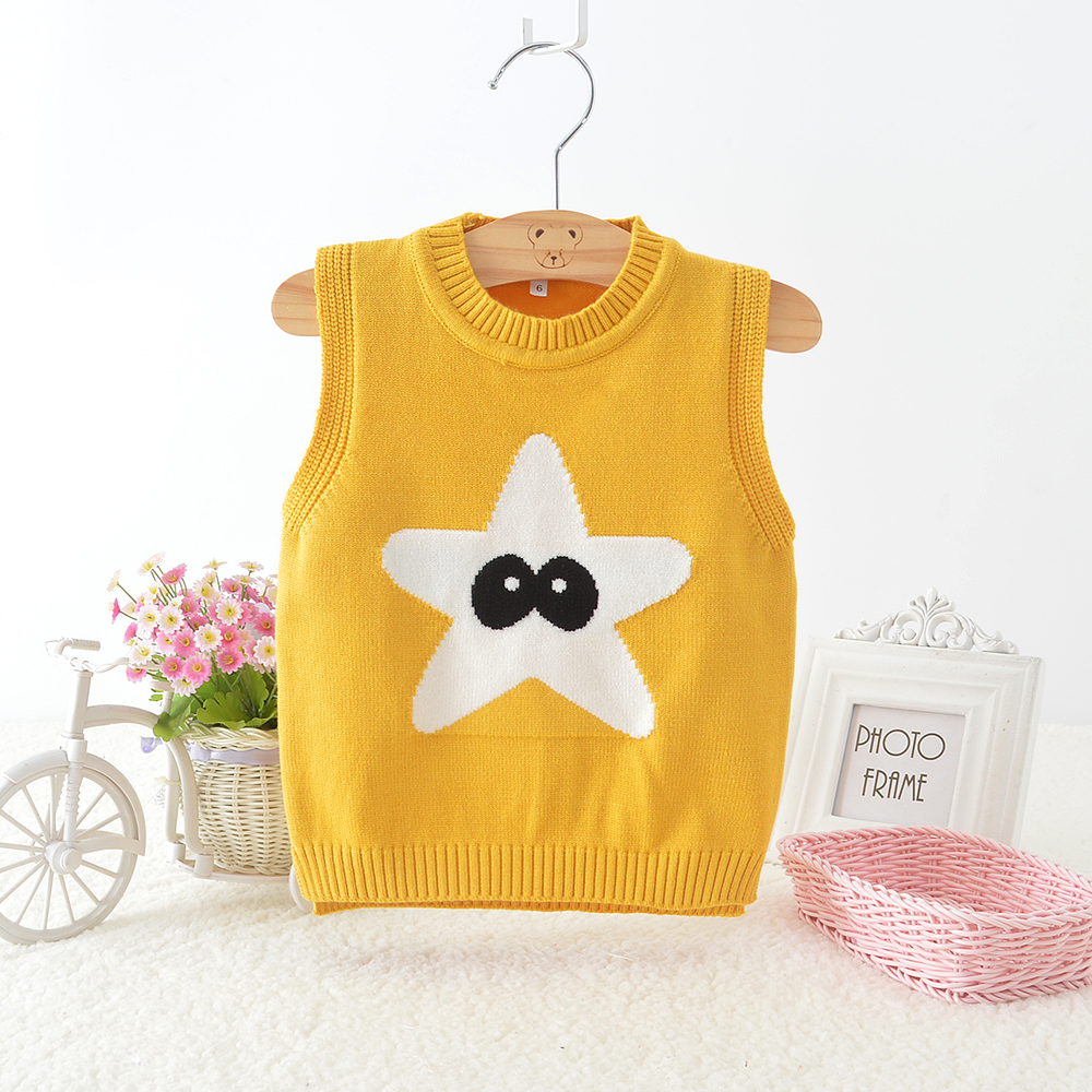 儿童毛衣春秋坎肩宝宝针织衫马甲