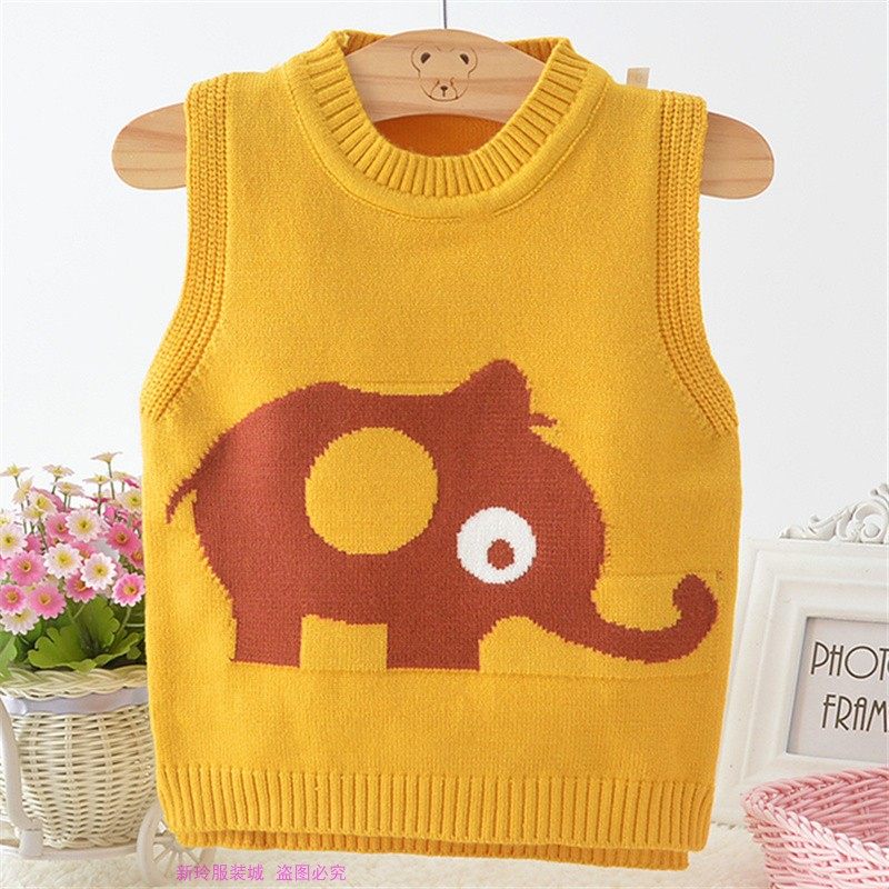 2023新款儿童针织马甲春秋男女宝宝毛衣背心小童马甲宝宝套头坎肩,童装/婴儿装/亲子装,马甲,淘宝优惠券,粉丝福利购,淘宝优惠卷