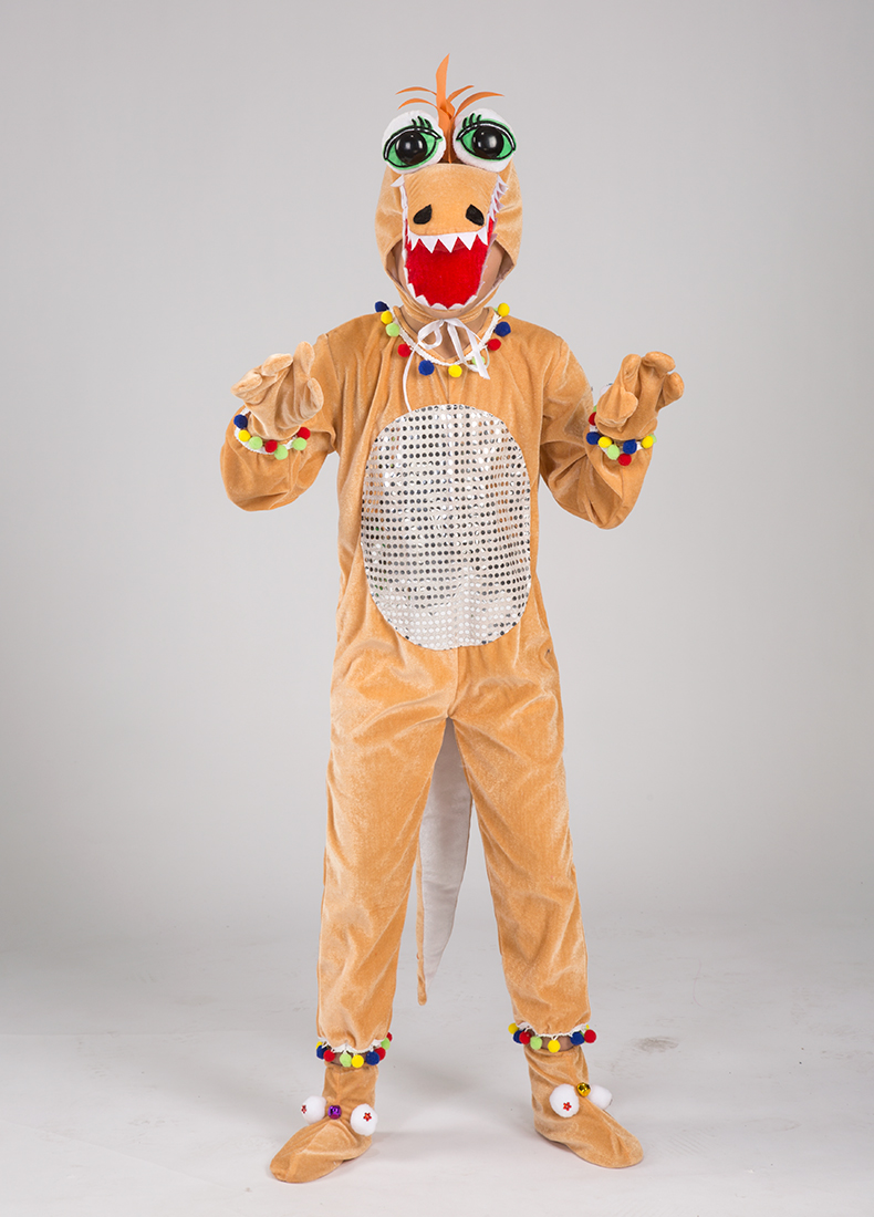 新款儿童恐龙表演服幼儿霸王龙小甲龙剑龙迅猛龙演出服成人