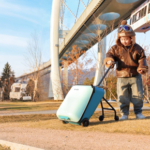 迈古micro儿童行李箱20寸拉杆箱可坐骑推车登机箱二合一男生女生