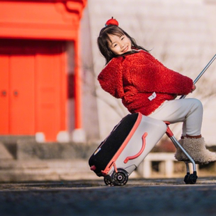 迈古micro儿童行李箱20寸拉杆箱推车遛娃神器二合一可登机登机箱