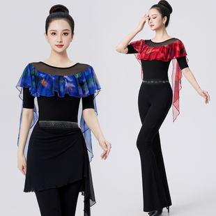 形体服女上衣2005新款礼仪训练短袖套装高端导师芭蕾舞蹈练功服夏