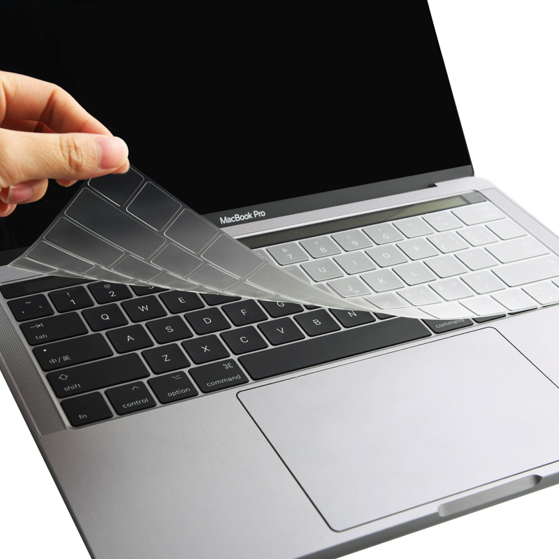 透明键盘膜适用于M3苹果Pro14笔记本M2芯片Air13.6电脑macbook黑晶TPU功能16英寸贴15.4保护13
