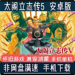 太阁立志传5安卓手机版中文PC电脑单机手游移植战略游戏兼容鸿蒙