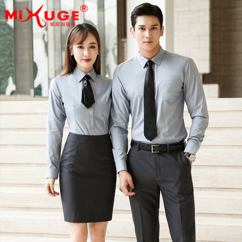 职业衬衫男女同款时秋季新款新款