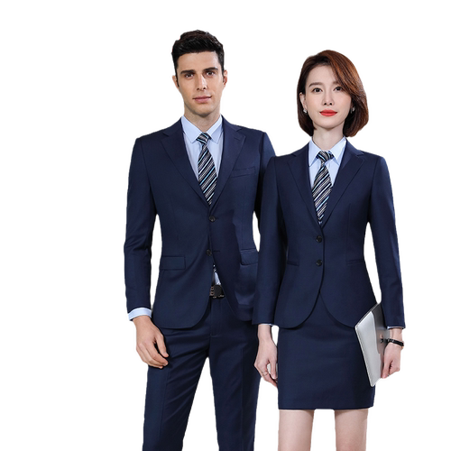 男女秋季轻薄羊毛西装职业套装售楼部工作服教师公务员面试西服