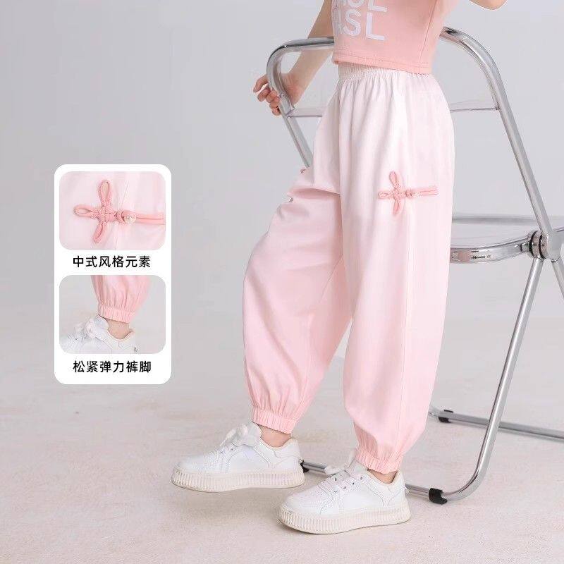 女童防蚊裤速干韩版夏季新款儿童运动裤子2026夏天薄款冰丝休闲裤