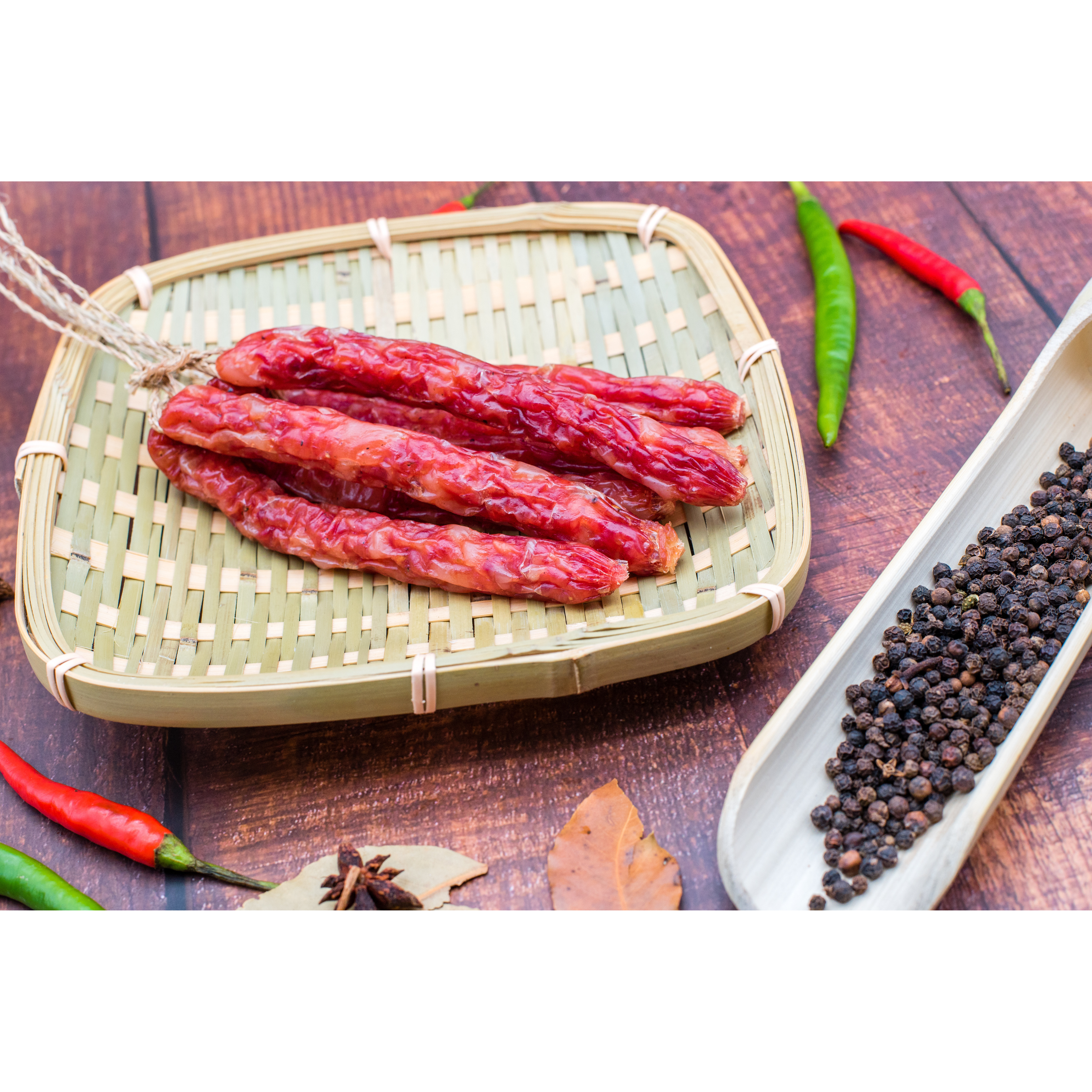 广西特产非遗广式腊味黄牛肉香肠