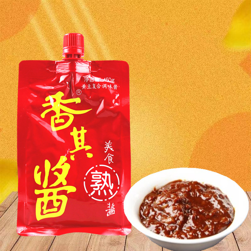 香其酱450g袋黄豆复合调味酱东北大酱熟酱下饭酱拌面蘸酱豆酱袋装图片