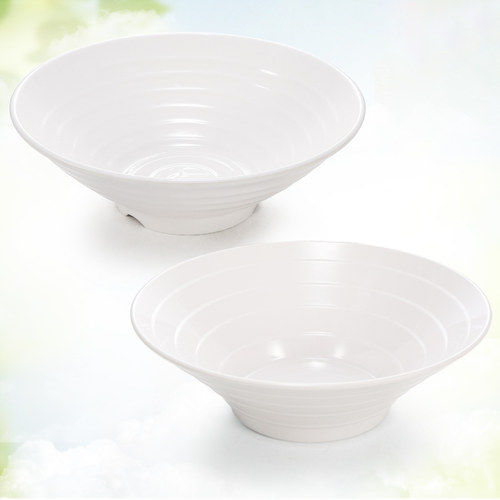 密胺大碗冒菜碗麻辣烫白色仿瓷