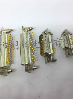 车针镀金串口DP9、DP15、DP25、DP44、HDP78直插焊板带鱼叉定位脚