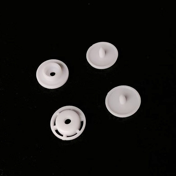 의류 수하물 폴더 숨겨진 버클 T5 라운드 버튼 시어머니 버클 설치 도구 패키지용 플라스틱 4버튼 스냅 버클