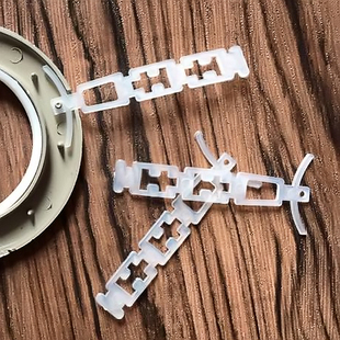 窗帘配件窗帘轨道窗帘环圈塑料连接片支撑片罗马圈间隔片卡条等距