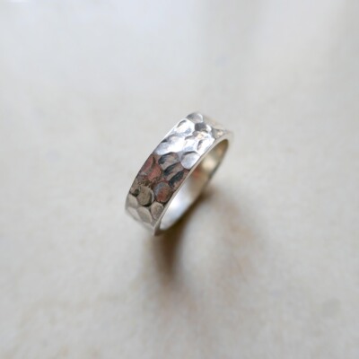 手工戒指可定制znative复古刻字