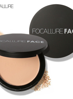 FOCALLURE 3 Colors Make Up Face Pressed Powder控油定妆粉饼