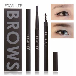 时尚定型眉笔易上色防水防汗持久不晕染一字眉双头眉笔带眉刷正品