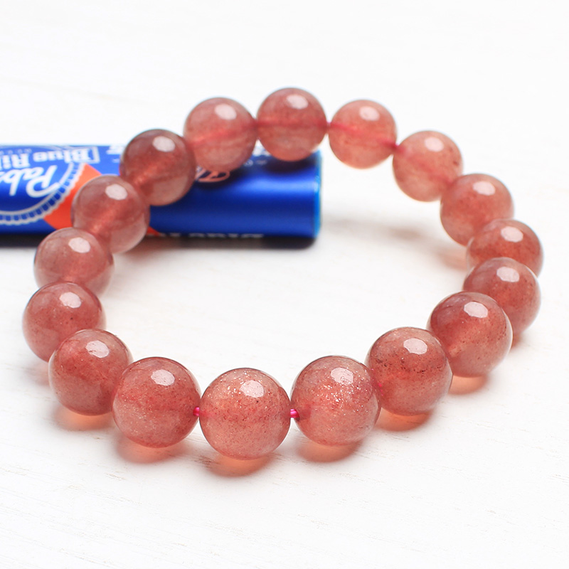 如鸿男女草莓晶单圈手串