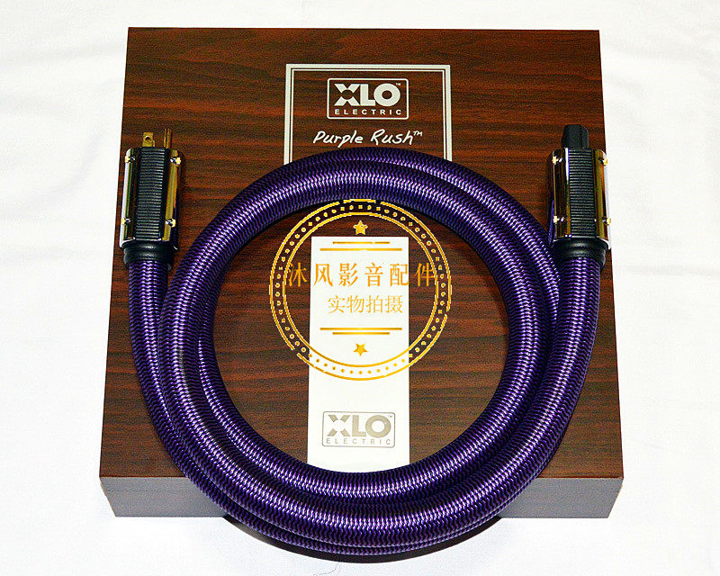 美国XLO至高Purple Rush单晶铜发烧级音响CD功放胆机美标电源线