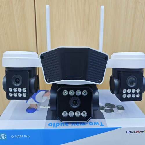 new三镜头小鹰看看okampro 无线户外网络4G摄像头 wifi camera