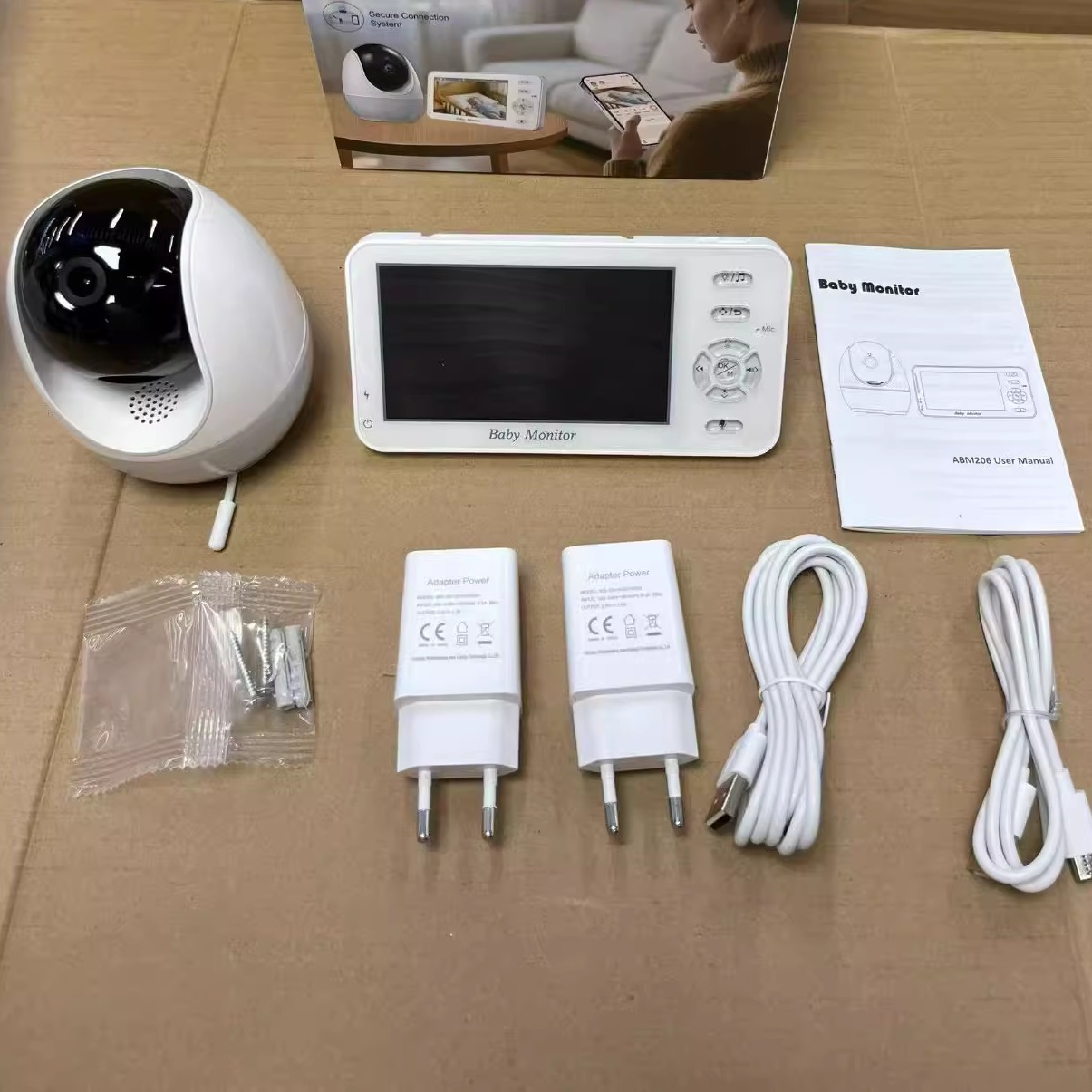 new 跨境wifi camera婴儿宝宝看护器baby monitor监控摄像头