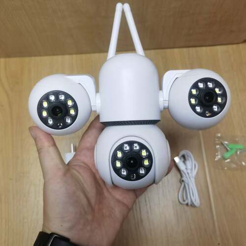new三镜头 跨境 无线摄像头室内 wifi camera网络摄像机v380pro