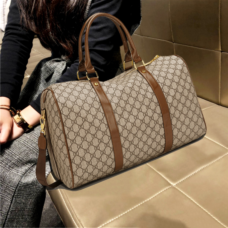 包包2025新款男女通用大容量短途旅行包可套拉杆箱轻便出差便携包