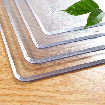 软玻璃塑料PVC桌布防水防烫防油免洗餐桌垫透明桌面茶几垫水晶板D