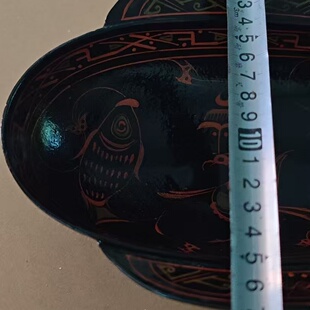 仿制战国麻胎漆器又称夹纻漆器脱胎漆器大号耳杯型美锈真收藏佳品