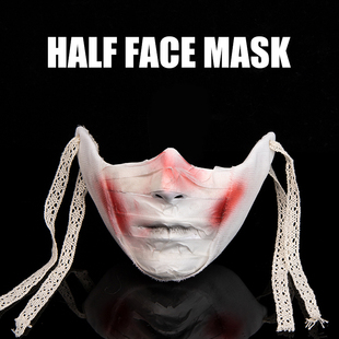 手作面具杀戮的天使扎克医生cos面具手绘伤疤预制妆男女装扮道具