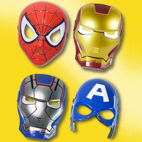 抖音同款儿童漫威蜘蛛侠面具