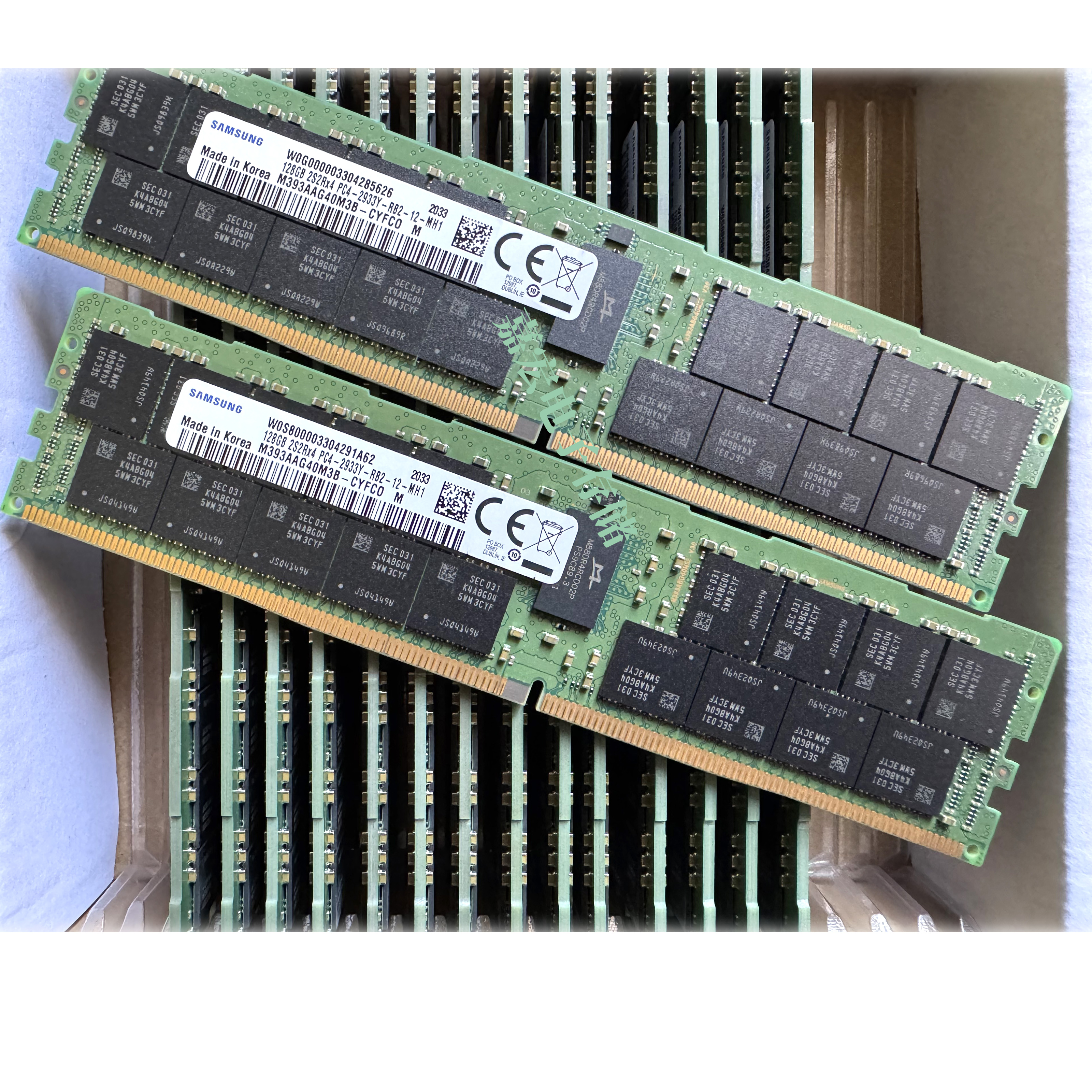 三星 128G 2S2R×4 PC4-2933Y DDR4 ECC REG RDIMM服务器内存条
