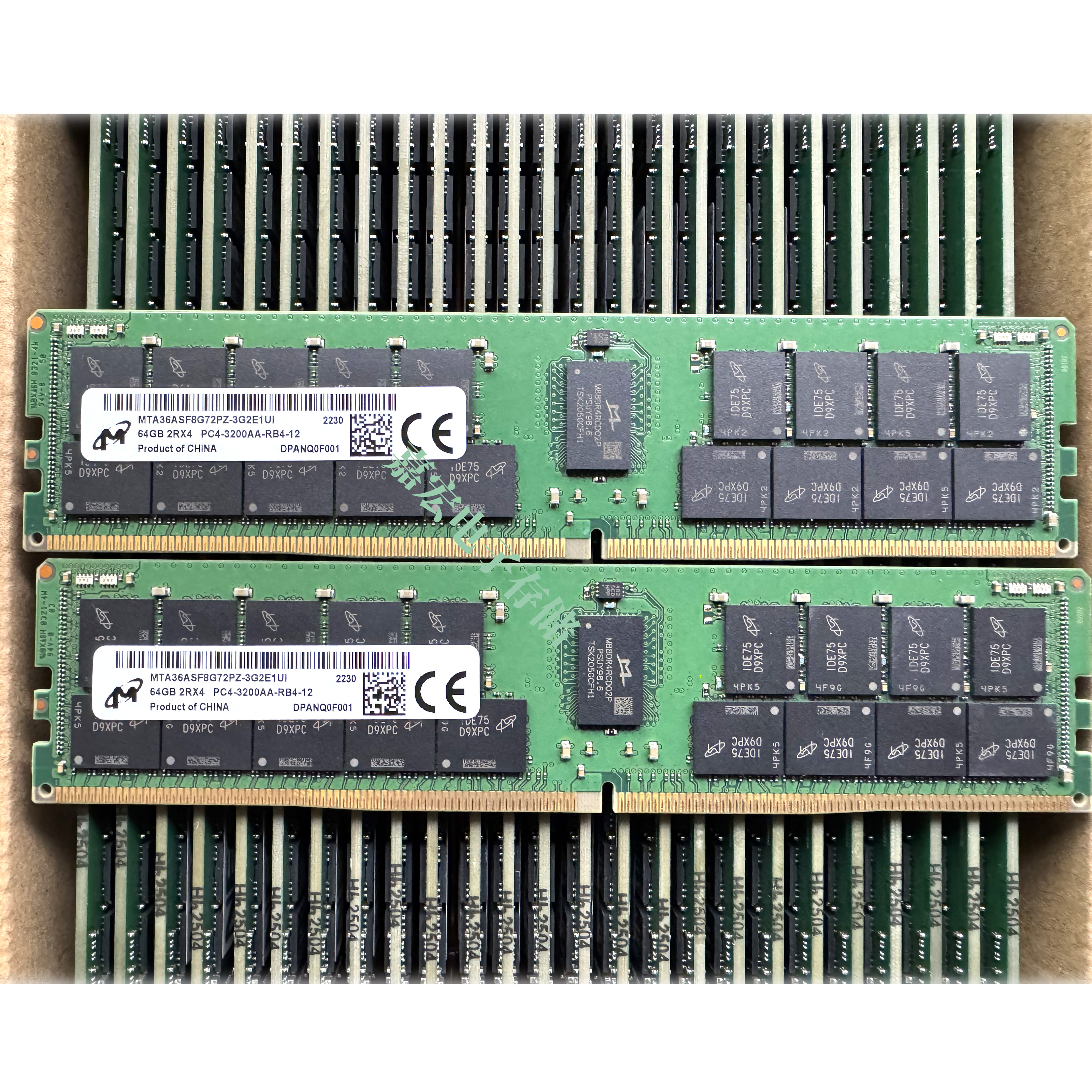镁光 64G 2RX4 PC4-3200AA REG ECC内存条 MTA36ASF8G72PZ-3G2E1