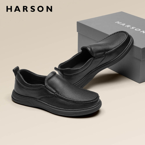 HARSON哈森男鞋一脚蹬乐福鞋