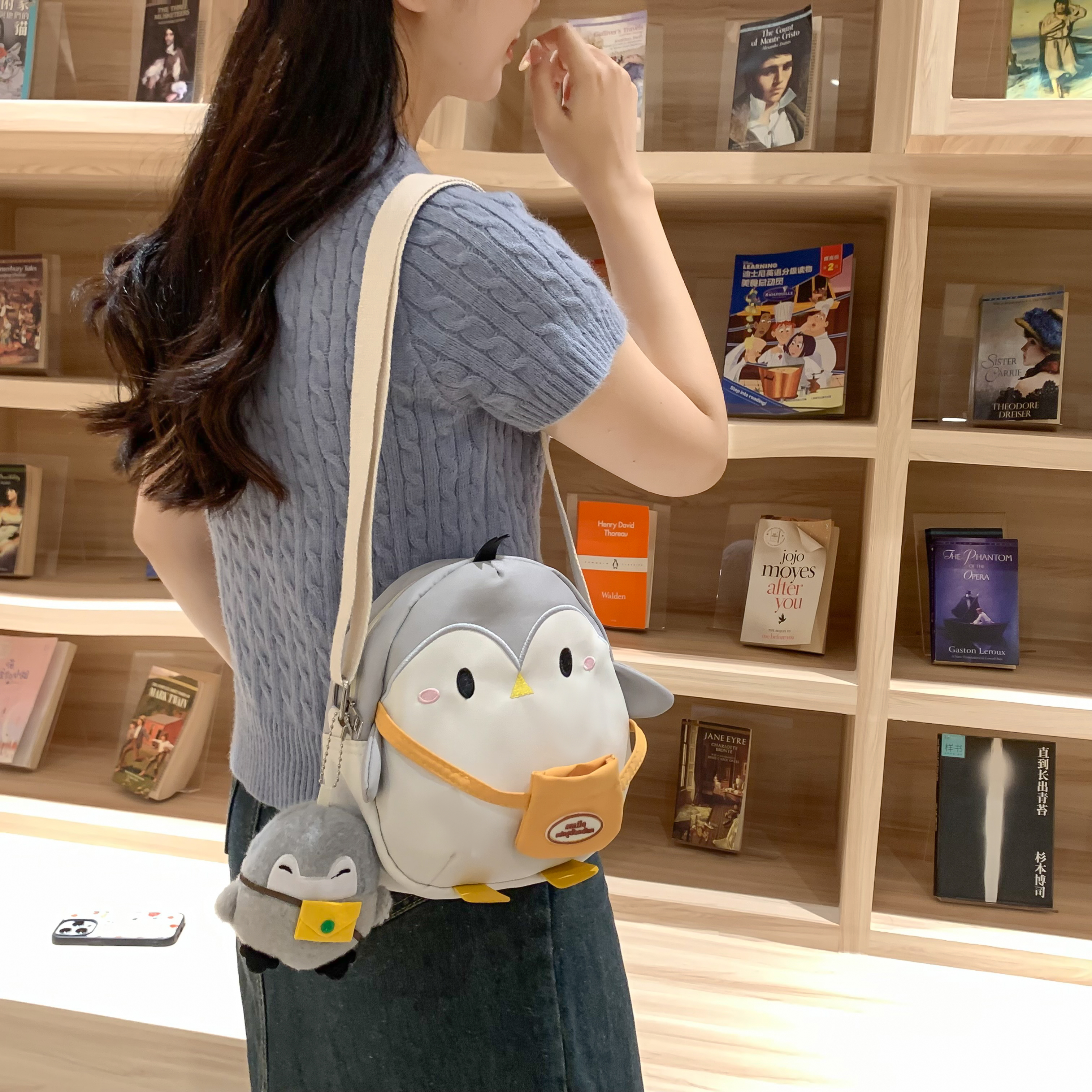 斜挎包女百搭ins少女包包
