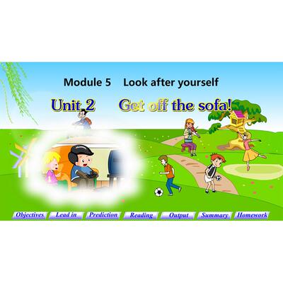 flash课件/获奖课件/公开课/初中英语/Unit 2 Get off the sofa