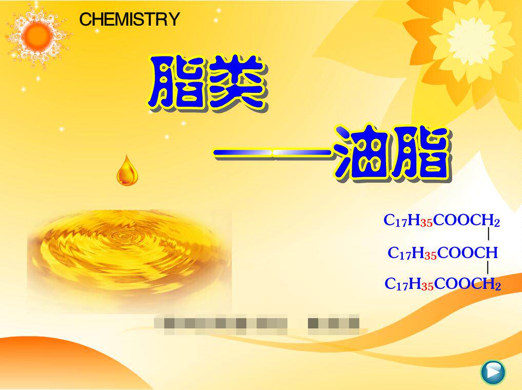 新品flash课件高中化学精品参赛获奖flash课件 :脂类——油脂
