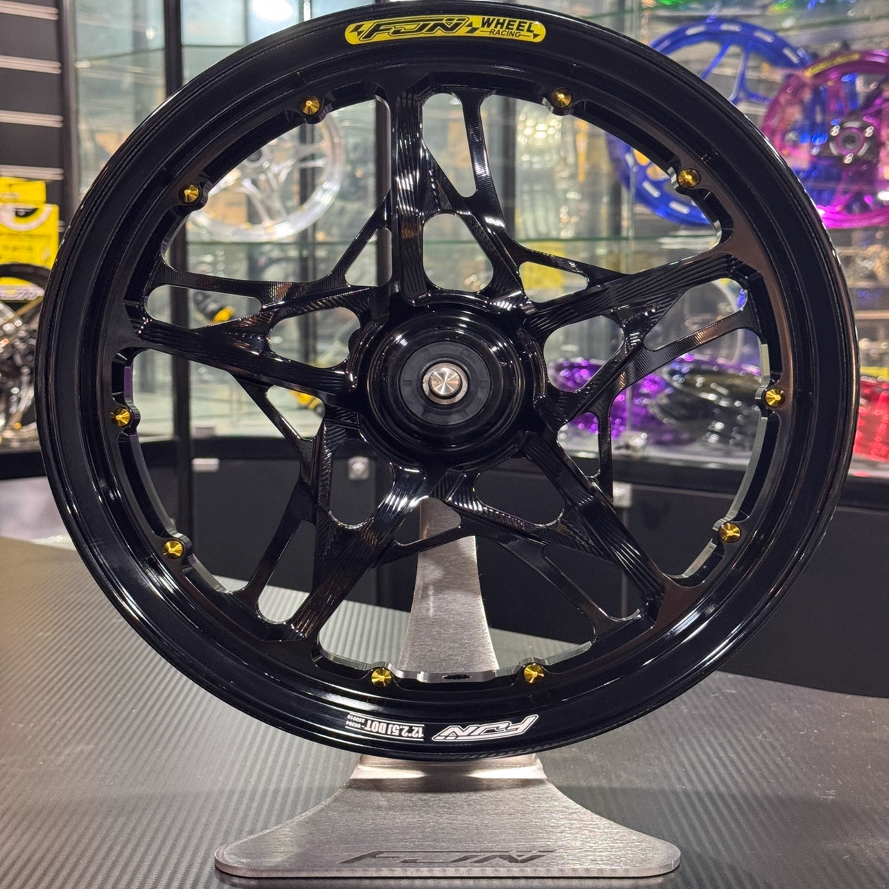 FJN闪耀星轮毂2.5j小牛n九号e mz nz极核ae4/8电动车改装轮毂钢圈