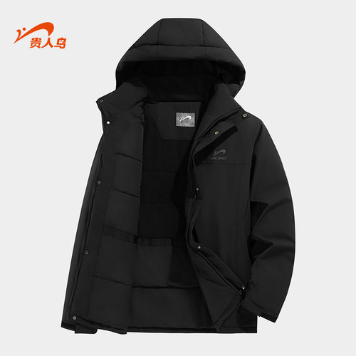 贵人鸟加厚保暖棉服外套男款