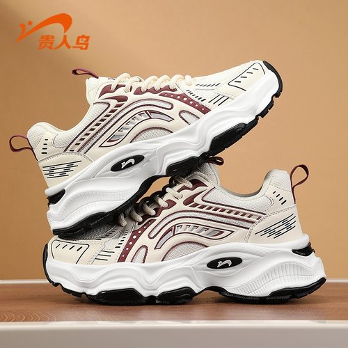 贵人鸟女鞋老爹鞋厚底减震运动鞋