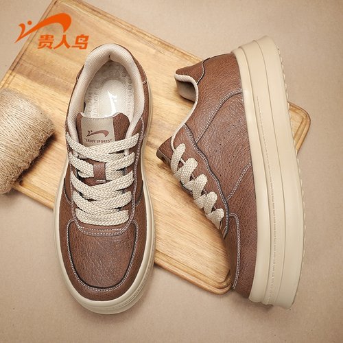 贵人鸟系带男士低帮板鞋