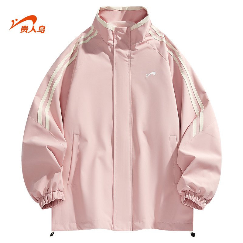 贵人鸟休闲男士立领加绒夹克外套