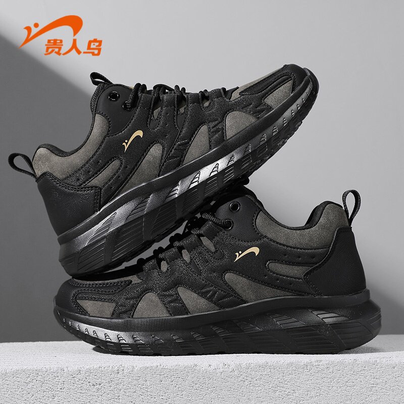 贵人鸟增高男士系带休闲鞋