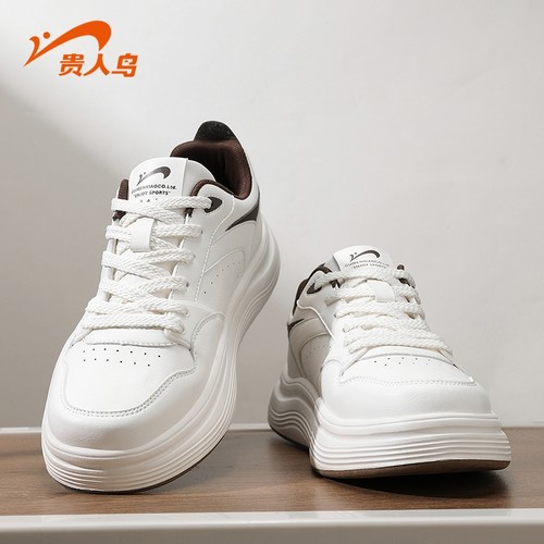 贵人鸟板鞋男厚底减震软底运动鞋